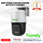 Tiandy 3MP Fixed Color Maker Wi-Fi PT Camera